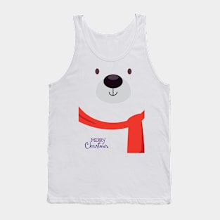 Polar bear Christmas Tank Top